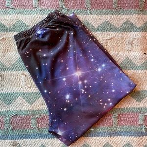 FREEZE | Women’s Vibrant Outerspace Galaxy Printed Leggings Size Medium-Large